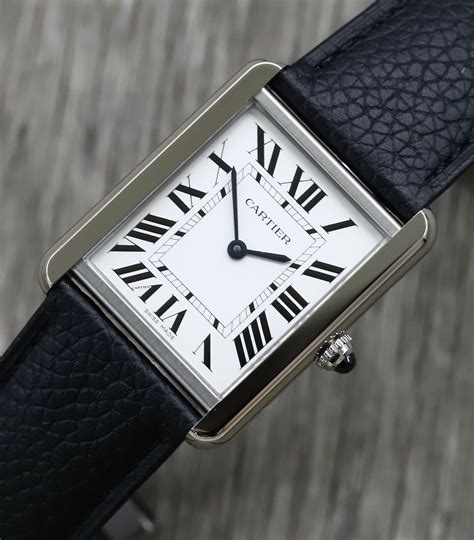 cartier tank mens|cartier tank solo large model.